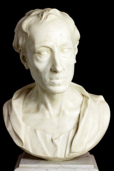 Bust of Alexander Pope, 1741 by Louis Francois Roubillac